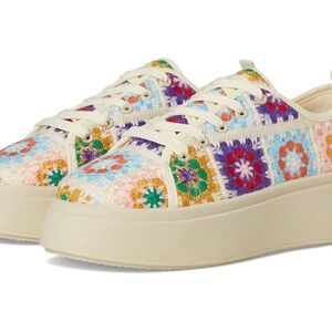 NIB Dirty Laundry Rambling Crochet Platform Sneaker Size 9.5